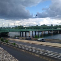 Photo taken at Pont de Saint-Cloud by Leticia A. on 6/14/2020