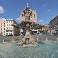 Photo taken at Fontana del Tritone by Leticia A. on 7/4/2023