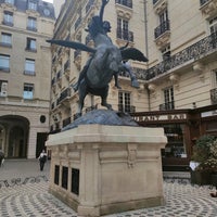 Photo taken at Square de l&amp;#39;Opéra-Louis Jouvet by Leticia A. on 2/20/2021