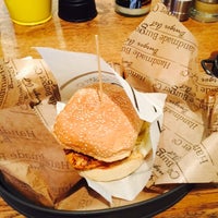 Photo taken at Handmade Burger Company by Ness N. on 3/15/2015