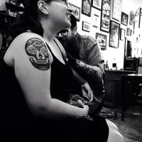 Photo taken at The Martlet Tattoo Parlor by Thomas G. on 5/4/2014