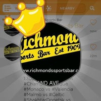 Снимок сделан в Richmond&amp;#39;s Sports Bar пользователем Richmond&amp;#39;s S. 8/25/2015