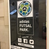 Photo taken at Adidas Futsal Park by Amano H. on 6/18/2018