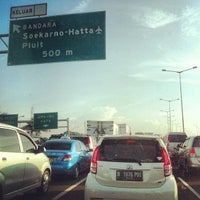 Photo taken at Gerbang Tol Kamal 3 by Albert W. on 4/25/2013