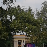 Photo taken at Umetnički paviljon Cvijeta Zuzorić by Vlada B. on 8/17/2023