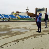 Photo taken at Стадион «Юность» by Kunney P. on 5/12/2015