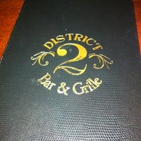 Снимок сделан в District 2 Bar &amp;amp; Grille пользователем Jasmine 12/6/2012