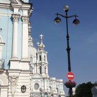 Photo taken at Smolny Cathedral by Denis on 6/1/2013