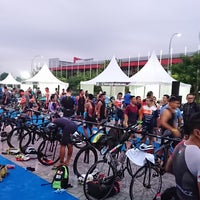 Photo taken at Jakabaring Aquatic Stadium by Christian A. on 2/9/2019