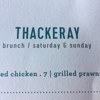 Photo taken at Thackeray: Kitchen &amp; Bar by Matt K. on 3/11/2018