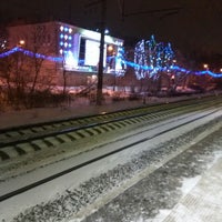 Photo taken at Ж/Д станция Понтонная by Томас К. on 1/20/2018