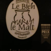 Photo taken at Le Bien, le Malt | Brasserie artisanale by Le Moussonneur on 5/17/2013