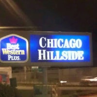 Photo taken at Best Western Plus Chicago Hillside by Rorie H. on 10/27/2012