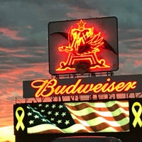 Photo taken at Budweiser Sign by Jacques on 11/21/2017