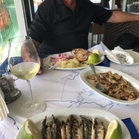 9/19/2018 tarihinde Kim L.ziyaretçi tarafından Taverna Stefanos Fish &amp;amp; Greek food'de çekilen fotoğraf