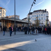 Photo taken at Place Jourdanplein by Benoit P. on 11/20/2019