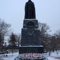 Photo taken at Памятник адмиралу Колчаку by Евгения М. on 11/30/2015