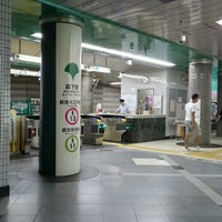 Photo taken at Morishita Station by Toshi Y. on 8/27/2016