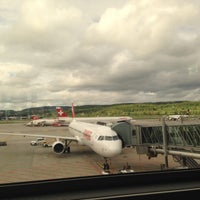 Photo taken at Zurich Airport (ZRH) by Антон П. on 5/4/2013