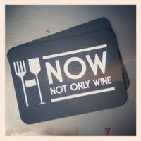 Foto tomada en NOW: Not Only Wine  por David P. el 5/31/2013