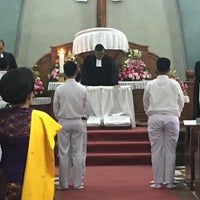 Photo taken at HKBP Jatiwaringin by Agustina A. on 7/16/2017