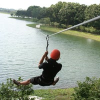 5/12/2015 tarihinde Forest Adventure (Bedok Reservoir Park)ziyaretçi tarafından Forest Adventure (Bedok Reservoir Park)'de çekilen fotoğraf