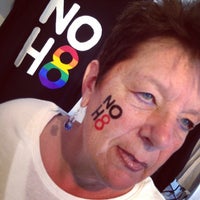 Photo taken at NOH8 Campaign Headquarters by Angela H. on 2/22/2014