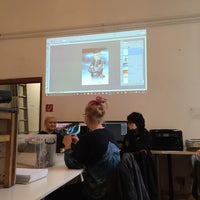 Photo taken at Schule für Bildende Kunst und Gestaltung by Dilara E. on 4/14/2016