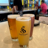 Photo taken at Strathcona Beer Company by YJ on 8/30/2023