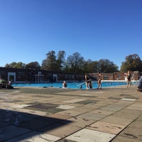 Photo taken at Brockwell Lido by Alex G. on 10/21/2018