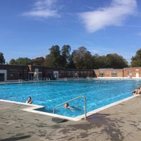 Photo taken at Brockwell Lido by Alex G. on 9/15/2018