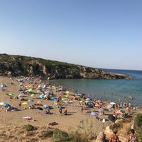 Photo taken at Spiaggia di Calamosche by Pinar N. on 8/29/2017