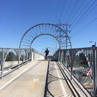 Photo taken at Baum Bicycle Bridge by Mimi C. on 6/21/2015