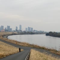 Photo taken at 荒川河川敷 by はっしー 浦. on 3/24/2024