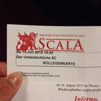 Photo taken at Scala - Theater Zum Fürchten by Clemens H. on 6/13/2015