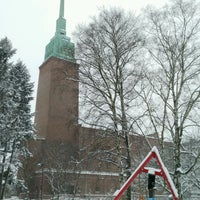 Photo taken at Mikael Agricolan kirkko by Keron on 1/3/2017