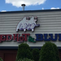 Photo taken at Red Hot &amp;amp; Blue Herndon by Raymond D. on 7/14/2015