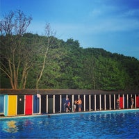 Photo taken at Tooting Bec Lido by Eddy B. on 5/8/2016