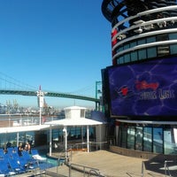 Photo taken at Disney Wonder Cruise Ship by Charley P. on 10/28/2012