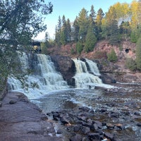 Photo taken at Gooseberry Falls by Mike K. on 10/5/2023