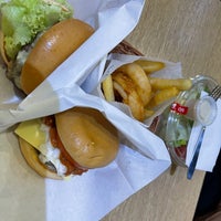 Photo taken at Mos Burger by Thasinee N. on 4/11/2021