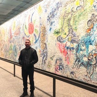 Photo taken at Chagall Mosaic, &amp;quot;The Four Seasons&amp;quot; by Javier A. on 11/1/2018
