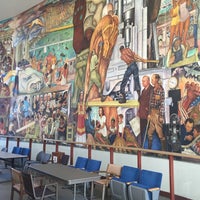 Photo taken at Diego Rivera Pan American Unity mural CCSF by Maria Isabel E. on 2/8/2016