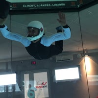 Photo taken at Skyward Indoor Skydiving by Csilla S. on 5/28/2016