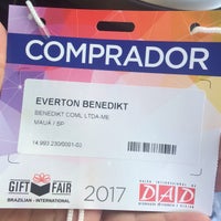 Photo taken at Gift Fair - Expo Center by Everton B. on 2/13/2017