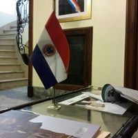 Photo taken at Embajada de Paraguay en Buenos Aires by Gunter K. on 4/4/2014