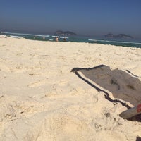 Photo taken at Praia do Pepê by Adriana S. on 9/1/2015