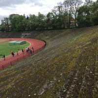 Photo taken at Drie Lindenstadion / Stade des Trois Tilleuls by Donovan G. on 4/30/2018