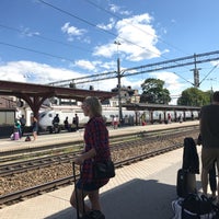 Photo taken at Katrineholm Centralstation by Tatsushi I. on 7/20/2017