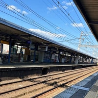 Photo taken at Hirakata-koen Station (KH20) by gan3 on 10/18/2023